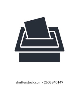 democracy icon. vector.Editable stroke.linear style sign for use web design,logo.Symbol illustration.