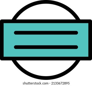 icono de línea de color del vector de democracia. icono con fondo blanco.votar por los candidatos en las elecciones