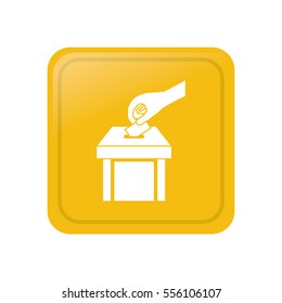 Democracy voting vote icon vector illustration graphic design