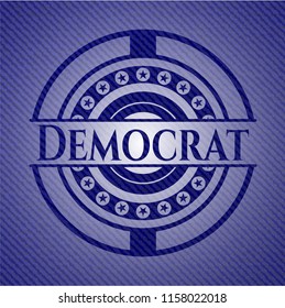 Democrat denim background