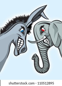 Democrat vs. Republican