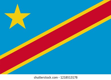 democratic congo republic flag vector,country flags, flags,democratic congo flag



