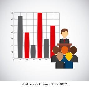 democratic election design, vector illustration eps10 graphic 