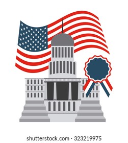 democratic election design, vector illustration eps10 graphic 