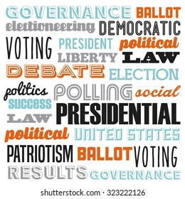 democratic election design, vector illustration eps10 graphic 