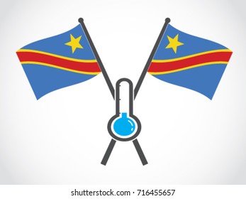 Democratic Republic of the Congo Emblem Cold Temperature