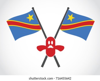 Democratic Republic of the Congo Emblem Ghost