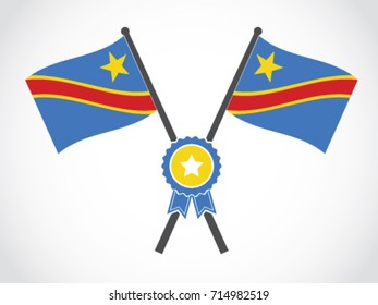 Democratic Republic of the Congo Emblem Top Brand