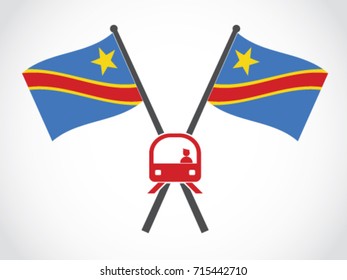 Democratic Republic of the Congo Emblem Train