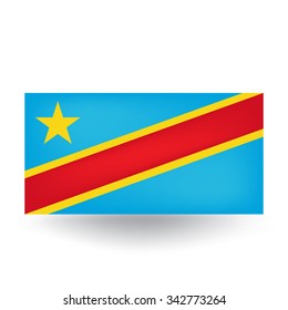 Democratic Republic Of Congo Flag