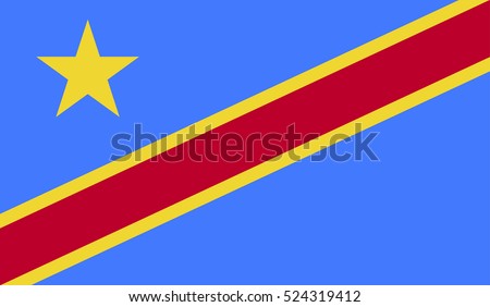 Democratic Republic of Congo flag