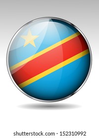 Democratic Republic of the Congo flag icon