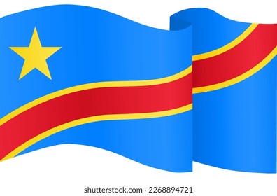República Democrática del Congo
ondulación de marca aislada en png o fondo transparente