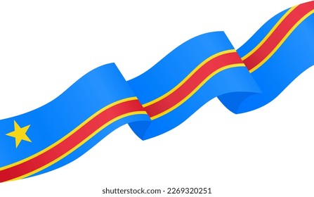 Democratic Republic of the Congo
flag wave isolated on png or transparent background