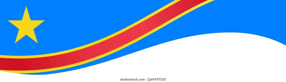 Democratic Republic of the Congo
flag wave isolated on png or transparent background