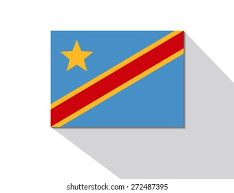 democratic republic of the congo long shadow flag