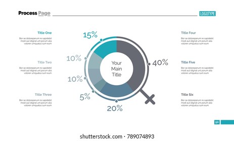 Demographics chart slide template