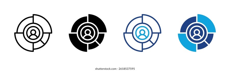 Elemento De Icono De Demografía Para Diseño