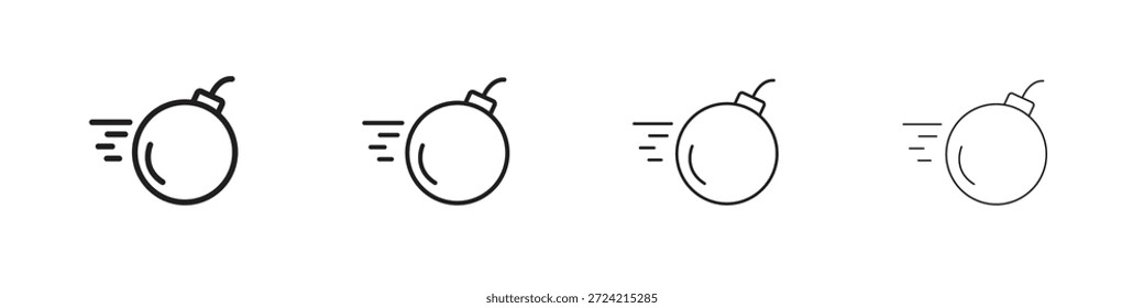Demolition ball icon set vector eps10. illustration, logo sign symbol pictogram template