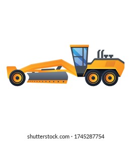 Symbol des Abbruchgrades Cartoon des Vektorbildes für das Web-Design, isoliert auf weißem Hintergrund