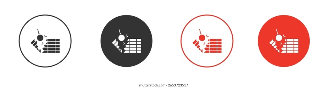 Demolition icon for logo, vector sign symbol for design
