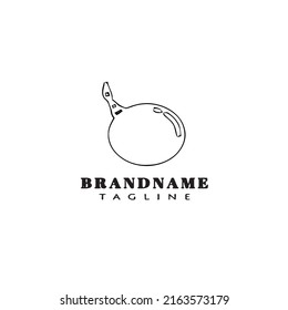 demolition logo cartoon icon design template black modern isolated vector illustration