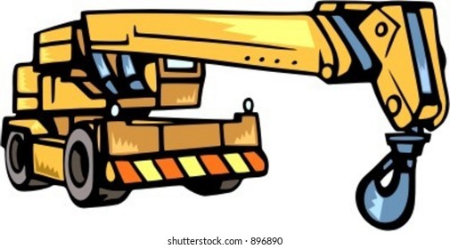 Demolition truck.Vector illustration