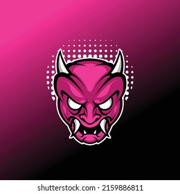 demon king logo esport for commercial use