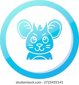 Demon Line vector Icon Design