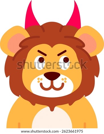 Demon Line vector Icon Design