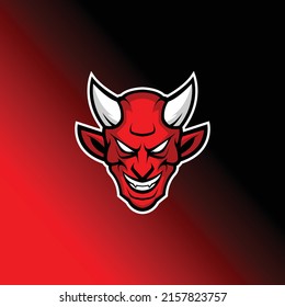 demon logo esport for commercial use