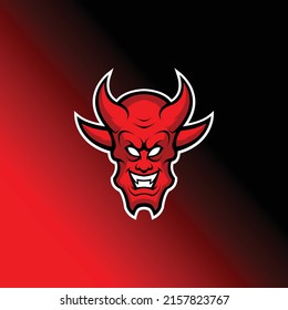 demon logo esport for commercial use