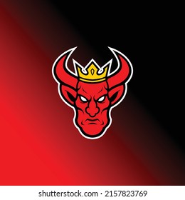 demon logo esport for commercial use
