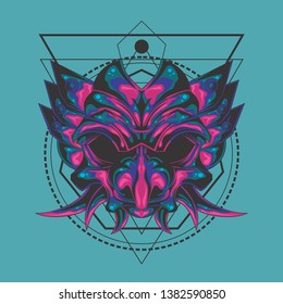 demon mask for commercial use
