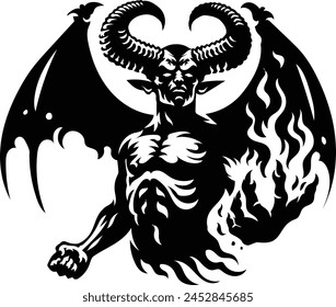 Demon Satan Diablo Dark Character