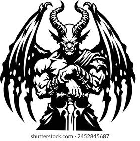 Demon Satan Diablo Dark Character