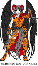 demon slayer female kingdom illustration vector svg