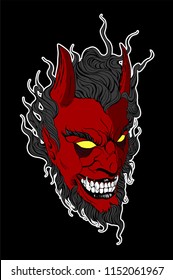 demon tattoo biker