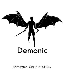 Demon Tattoo, Logo, Highly Customizable