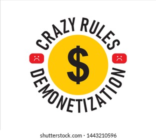 Demonetization exciting news, suitable for t-shirt designs