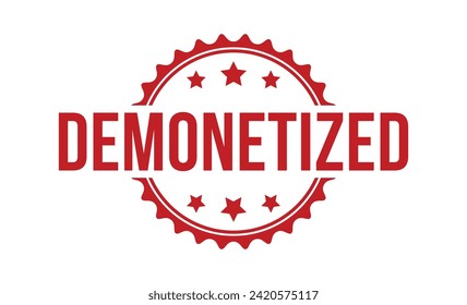 Diseño vectorial de estampado de goma roja desmonetizado.