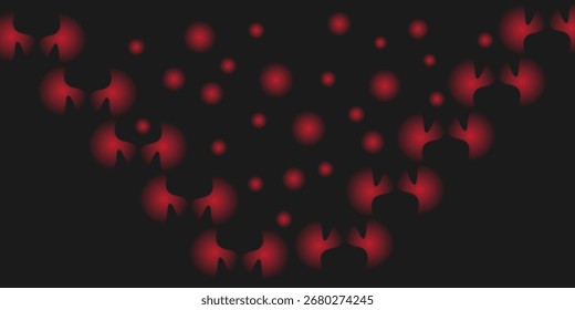 Demonic Glow Background with Dark Horror Aura, Red Infernal Light, Haunted Shadows and Evil Flame Effect – Perfect for Fantasy, Gaming, Halloween and Abstract Design Themes
