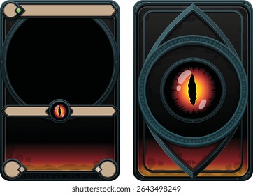 Demonic Hell Fantasy TCG Card Game Template