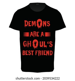 Demons are a ghoul’s best friend  New Vector t shirt