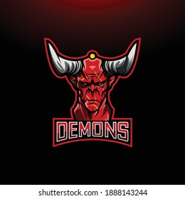 Demons Esport and Mascot Logo