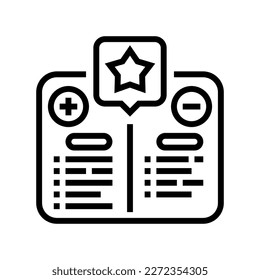 zeigen, dass sich selbst bewusst ist Linie Symbol Vektorgrafik. zeigen Sie Selbstbewusstsein. isoliertes Kontursymbol