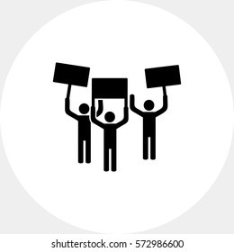 Demonstration simple icon