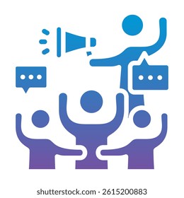 Demonstrator Icon Element For Design