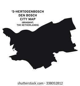 Den Bosch - 's-Hertogenbosch city map vector