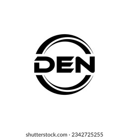 DEN Logo Design, Inspiration für eine einzigartige Identität. Modernes Eleganz und kreatives Design. Markieren Sie Ihren Erfolg mit dem Markieren dieses Logos.